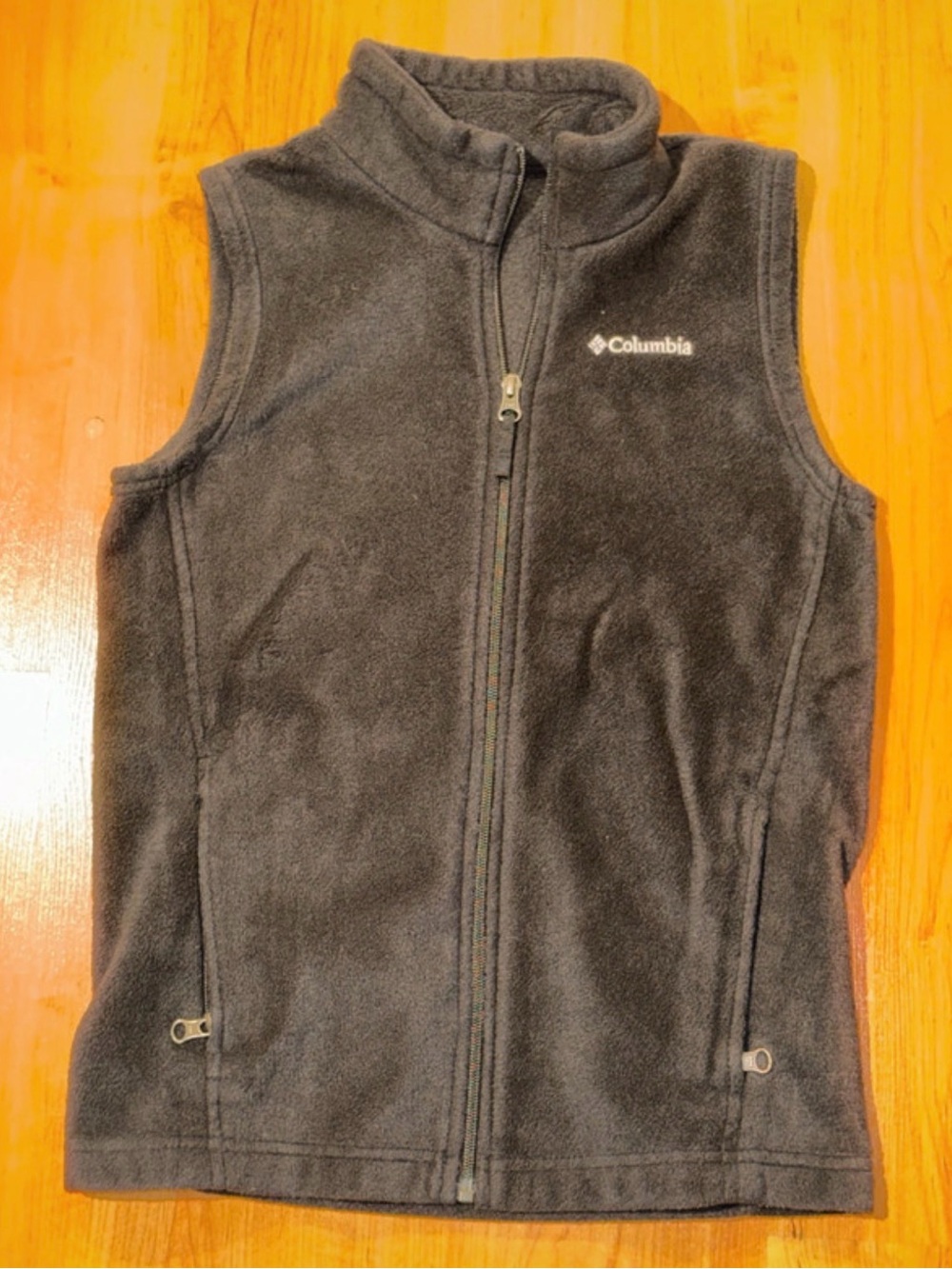 Columbia Kids' Medium Black Fleece Vest - Cozy Layering Vest
